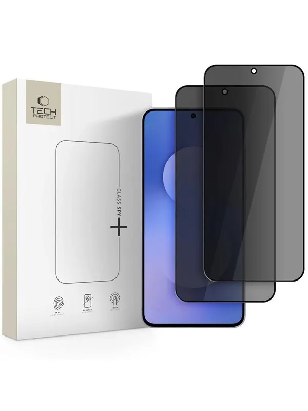 Tech-Protect Glass SPY+ 2-Pack Tempered Glass Privacy Screen Protector For Samsung Galaxy A37 / A57 5G / S25 FE