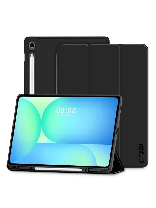 Tech-Protect SmartCase Pen for Samsung Galaxy Tab S10 FE+ 13.1 X620 / X626B - Black
