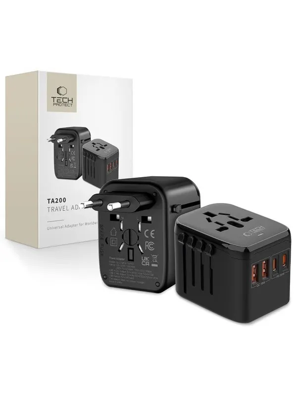 Tech-Protect  TA200 EU / UK / US / AU - black