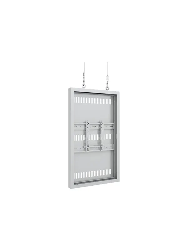 Multibrackets M Pro Series enclosure - for digital signage panel - wire slim small - white - Max 40 kg - recommended for 43"