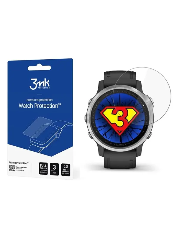 3mk Garmin Fenix 6s - Watch Protection™ v. FlexibleGlass Lite