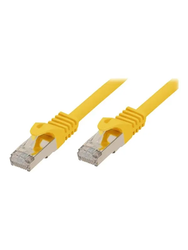 shiverpeaks BASIC-S patch cable - 15 m - yellow - Gul - 15m
