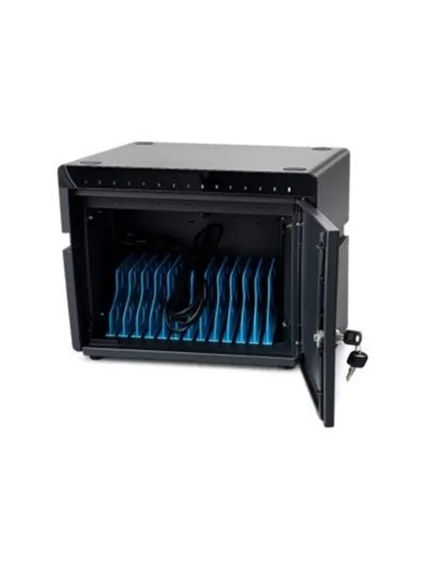Deltaco cabinet unit - for 10 tablets / mobile phones - black - Max - recommended for