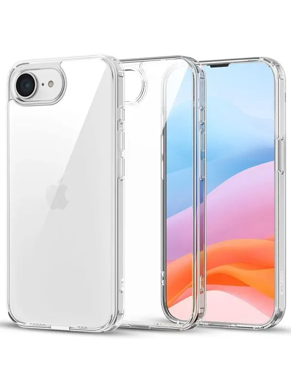 Tech-Protect FlexAir Hybrid Case for iPhone 16e / 17e - Transparent