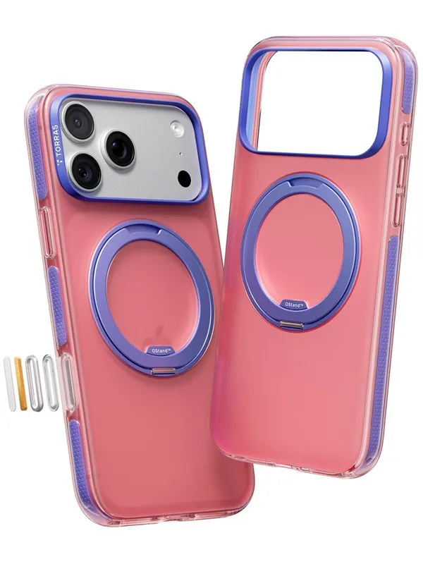 Torras Ostand O3 Hue - blush pink - iPhone 17 Pro