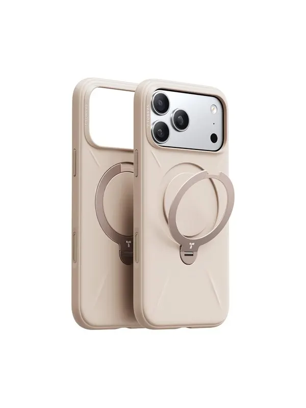 Torras Ostand Q3 Silicone - dessert gold - iPhone 17 Pro Max