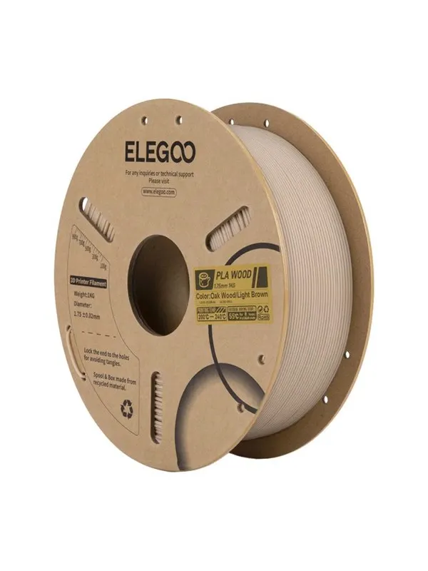 Elegoo PLA Wood Filament - Light Oak