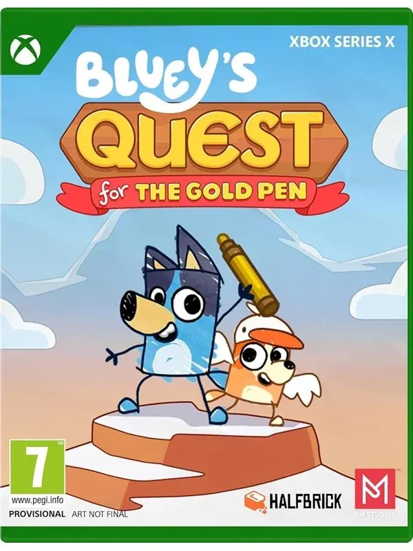 Bluey's Quest for the Gold Pen - Microsoft Xbox Series X - Äventyr