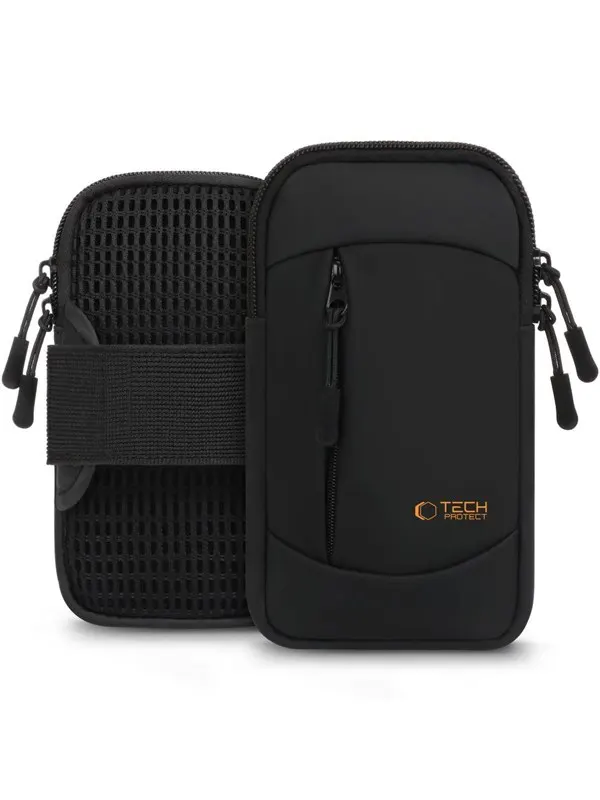 Tech-Protect M6 Universal Sport Shoulder Strap - Black/Orange