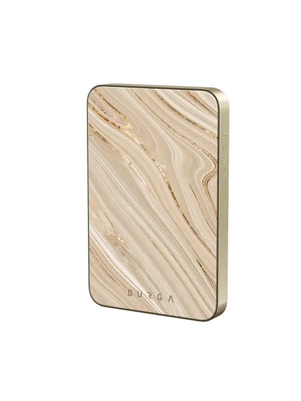 Burga Full Glam - MagSafe Power Bank 5000 mAh Gold - 5000 mAh