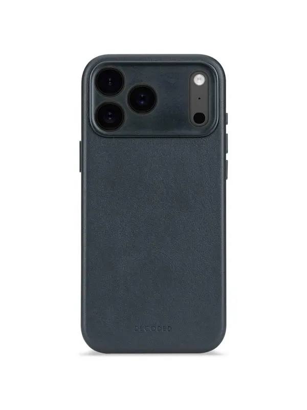 Decoded - Leather Backcover for iPhone 17 Pro - Navy Shadow