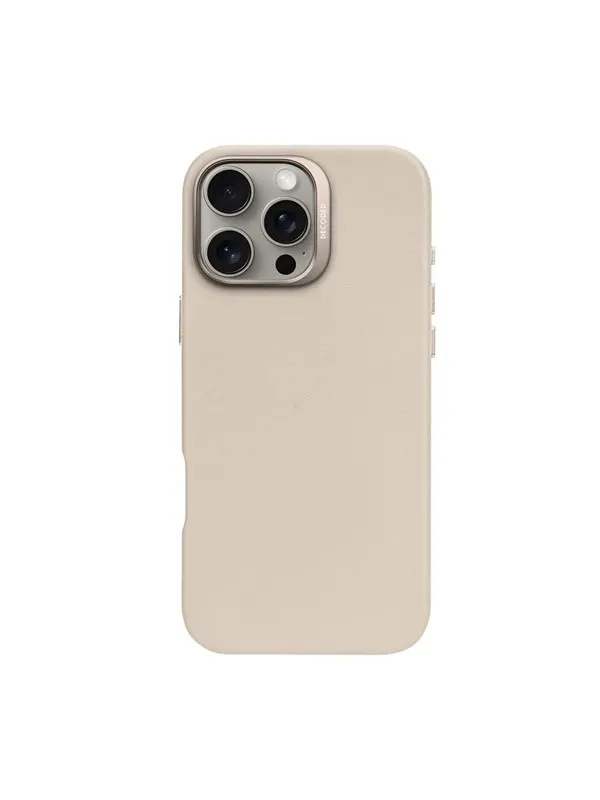 Decoded Leather Backcover for iPhone 16 Pro Max Clay