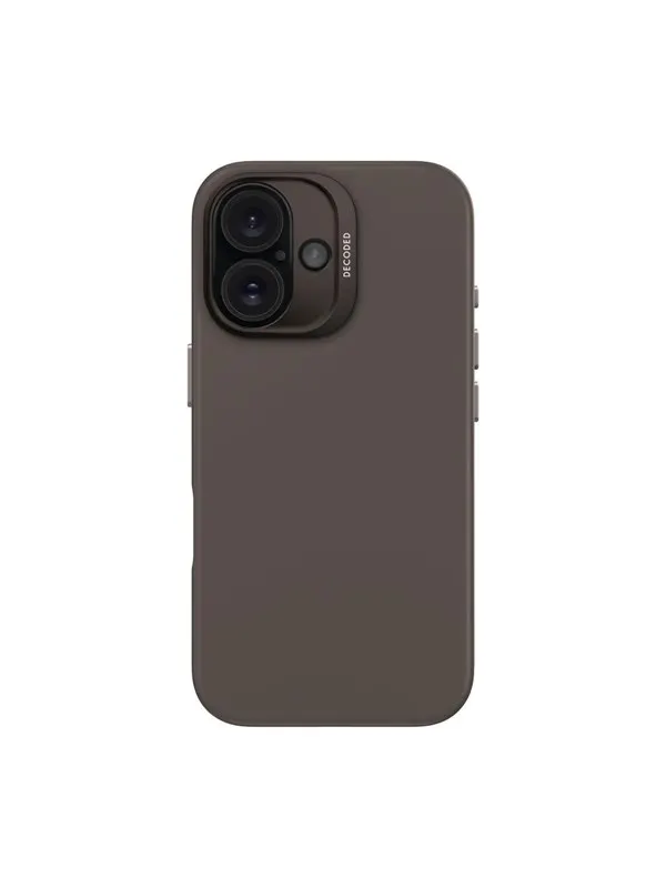 Decoded AntiMicrobial Silicone Backcover for iPhone 16 Phantom (Black)