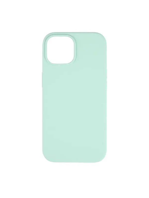 Pomologic CoverCase Silicone iPhone 15 Turquoise W/Magsafe
