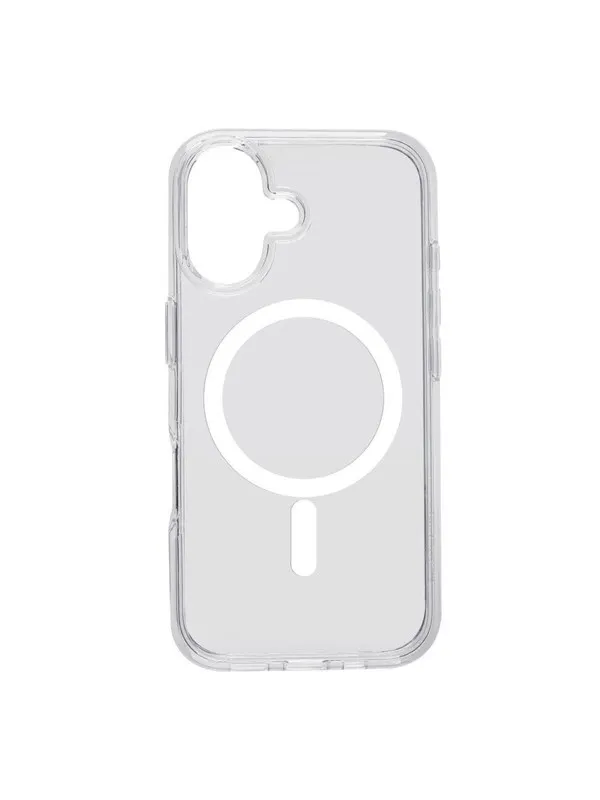 Pomologic Covercase Rugged for iPhone 16 Clear W/Magsafe