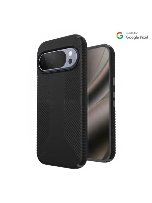 Speck Presidio2 Grip Magnet - Google Pixel 10 / Google Pixel 10 Pro Case - Black/Slate Gray