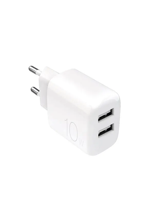 Puro PROLITE 10W 2x USB-A Wall Charger - White