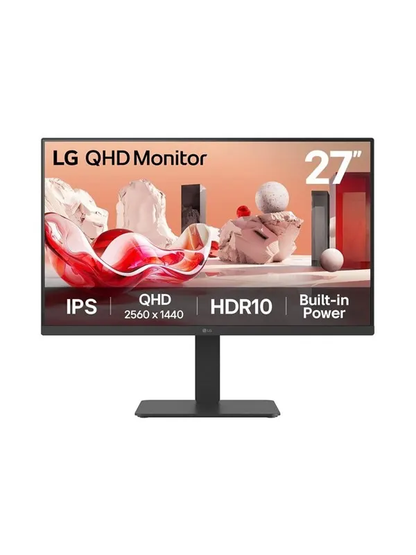 27" LG 27BA54QB-B - LCD monitor - 27" - HDR