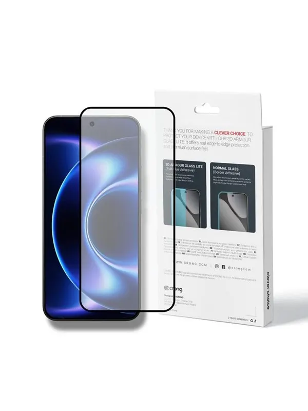 CRONG 3D Armour Glass Lite - Full Glue Tempered Glass for Xiaomi Redmi 15 5G
