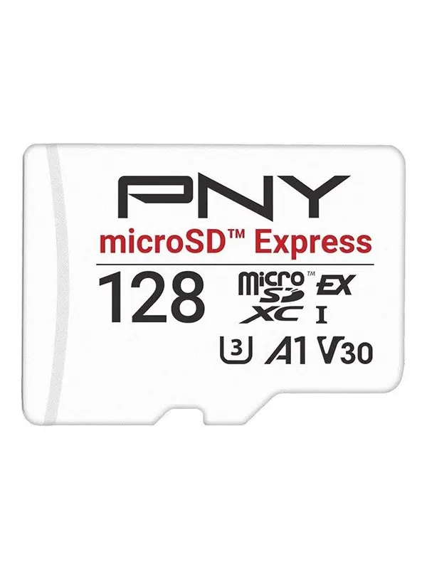PNY - flash memory card - 128 GB - microSD PCI Express Gen 3x1 UHS-I