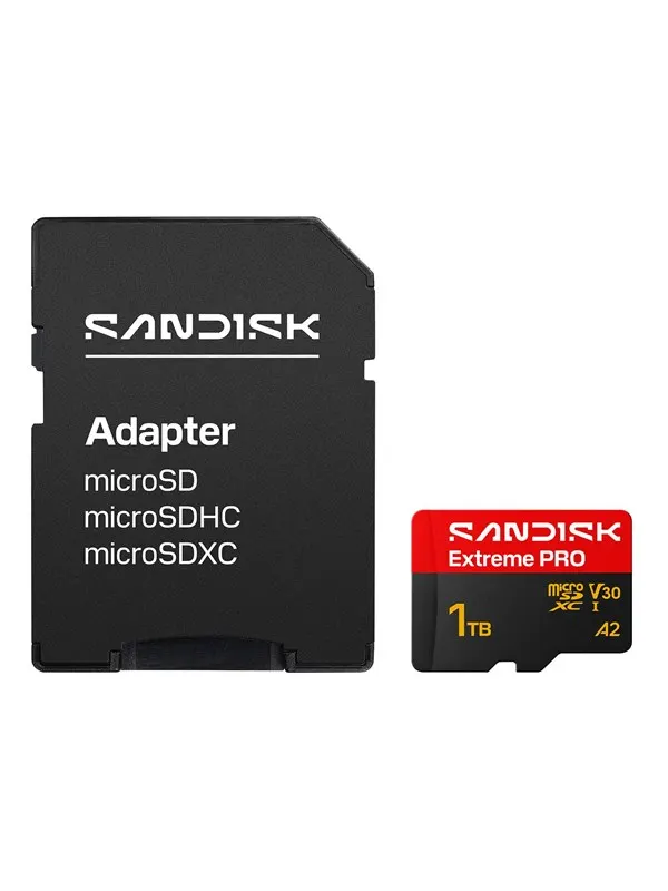 SANDISK Extreme PRO microSD/SD - 250MB/s - 1TB
