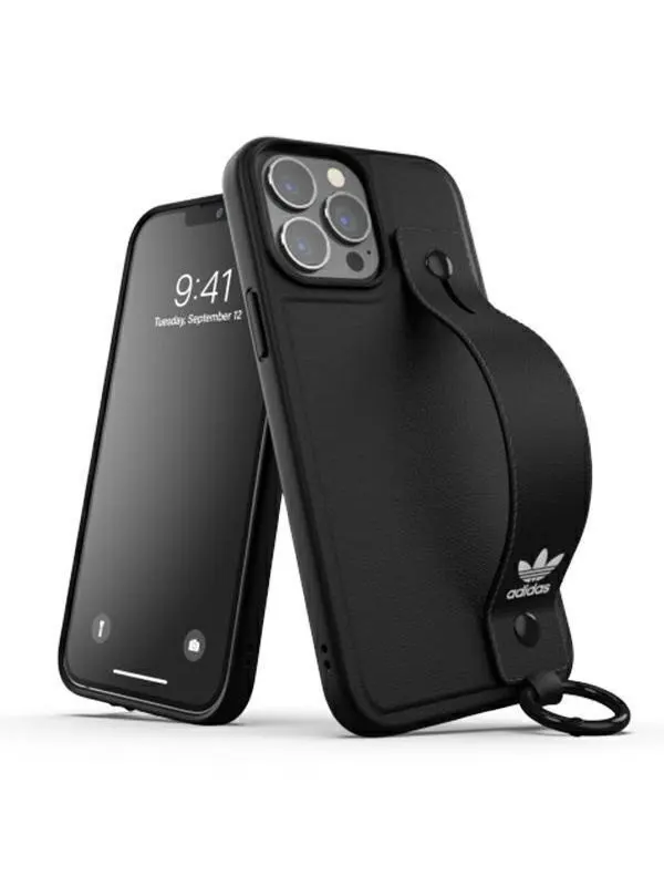 Adidas OR Hand Strap Case for iPhone 13 Pro Max - Black