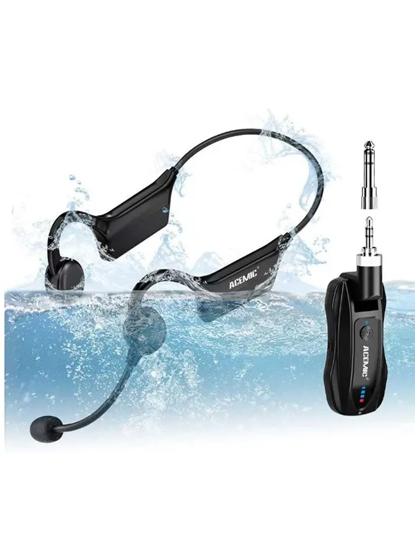 Acemic HS-1 - Vattentätt trådlöst headset