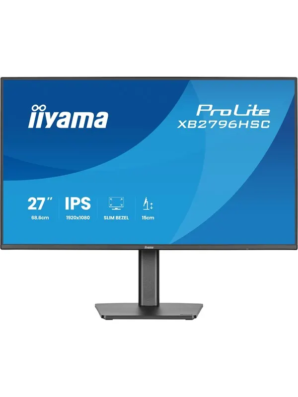 27" iiyama ProLite XB2796HSC - 1920x1080 (FHD) - 144Hz - IPS - 65W USB-C