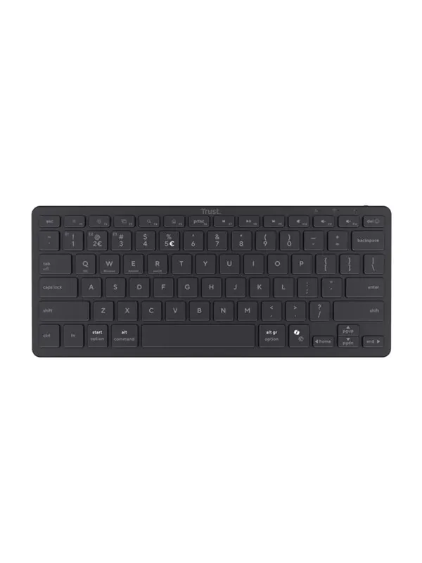 Trust NADO II MULTIDEVICE BT KEYBOARD ND - Tangentbord - Nordisk - Svart