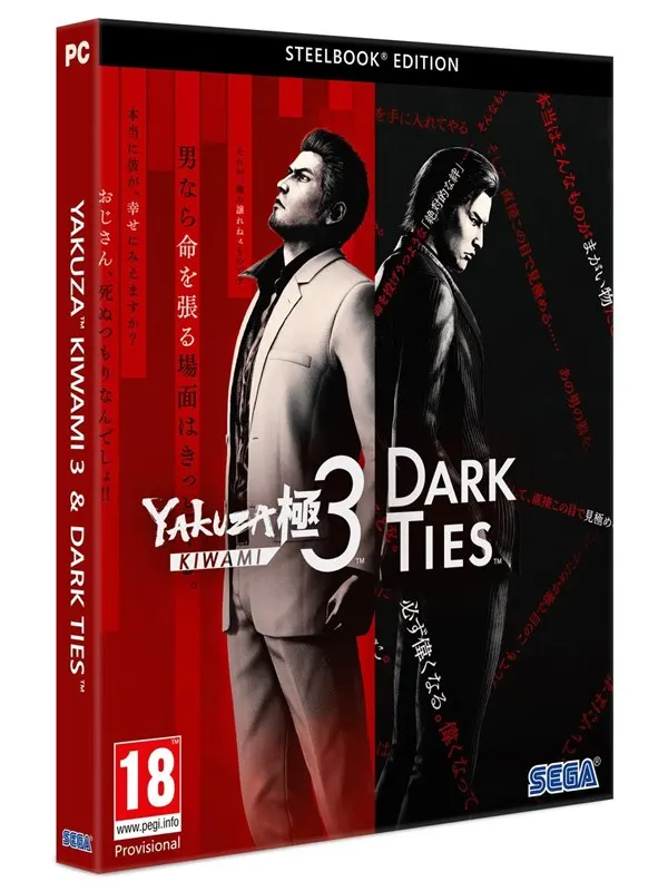 Yakuza Kiwami 3 &amp; Dark Ties (Steelbook Edition) - Windows - Action / äventyr