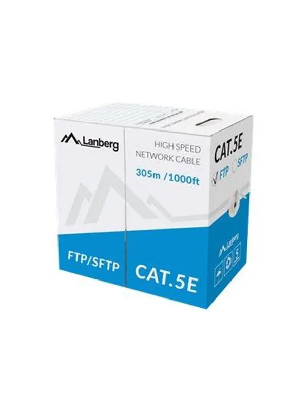 Lanberg bulk cable - 305 m - grey RAL 7035 - Grå - 305m