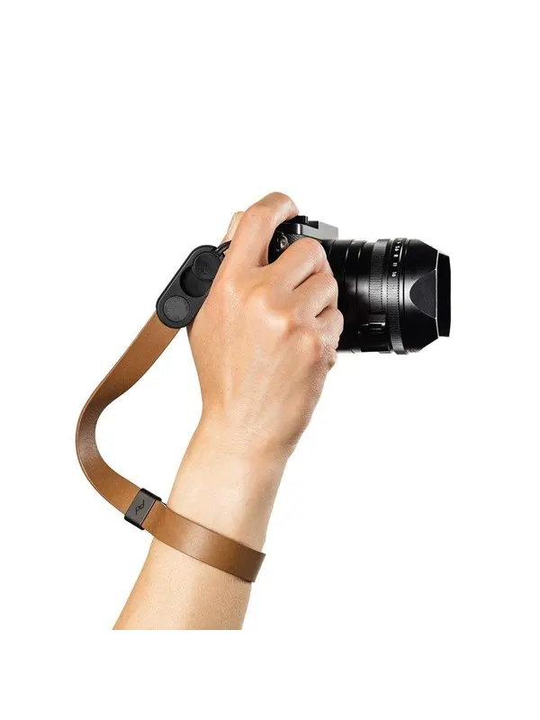 Peak Design Cuff Leather Camera Strap Wrist - Tan