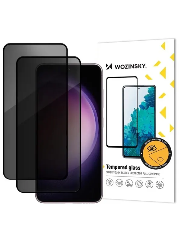 Wozinsky Privacy Glass Tempered Glass for Xiaomi POCO M7 2-Pack