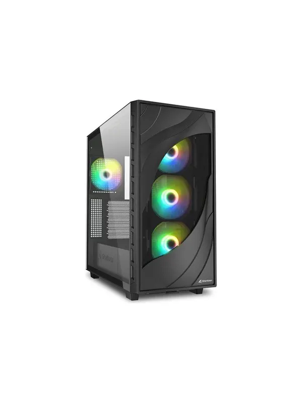 Sharkoon Rebel C80G RGB - Chassi - Tower - Svart