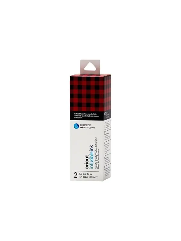 Cricut Infusible Ink - transfer paper - 114 x 305 mm - 2 sheets - buffalo check
