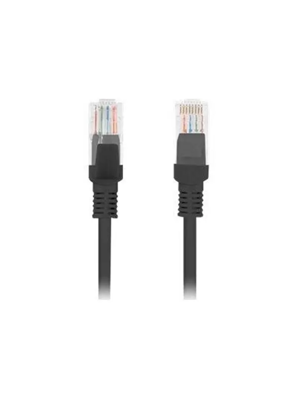 Lanberg patch cable - 30 m - black RAL 9004 - Svart - 30m