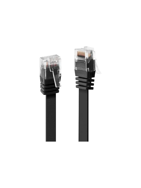 Lindy patch cable - 10 m - black - Svart - 10m