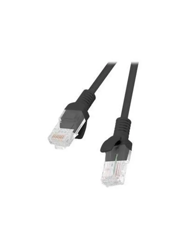 Lanberg patch cable - 10 m - black RAL 9004 - Svart - 10m