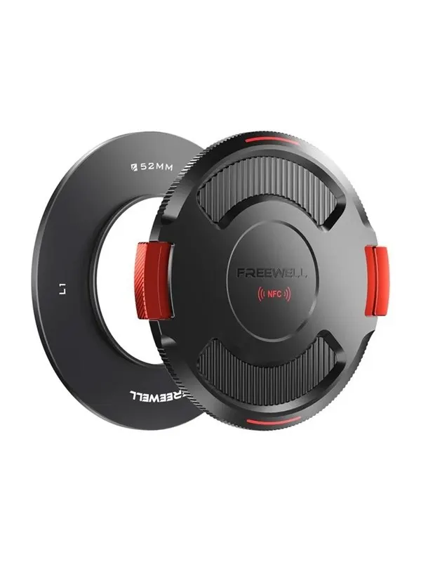 Freewell 52â¯mm Base Ring & Lens Cap for Realâ¯Locking VND/CPL System