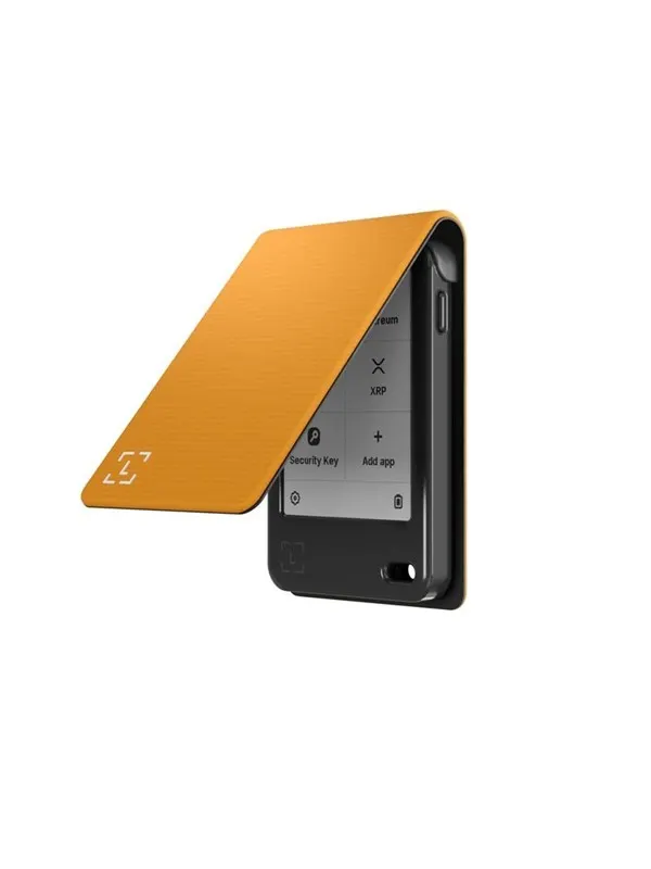 Ledger Nano Gen 5 Magnet Folio - bitcoin orange