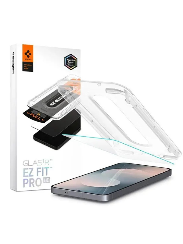 Spigen Glass tR EZ Fit Pro HD 1 Pack - transparency - Samsung Galaxy S25 FE
