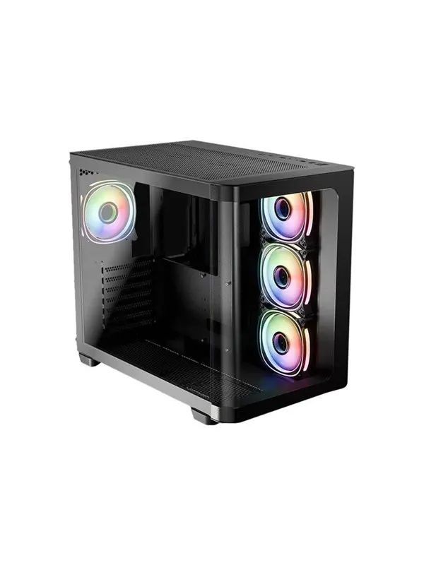 LC Power Gaming 8001B Pro-Storm Dark - Chassi - Tower - Svart