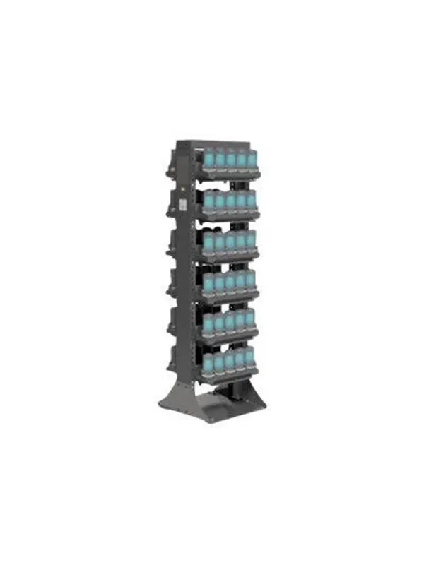 Zebra rack - dual side - for 12 multi-slot cradles - accommodate up to 60 devices - Max - recommended for