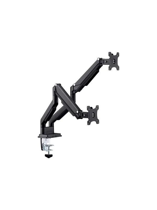 InLine mounting kit - for 2 LCD displays - black