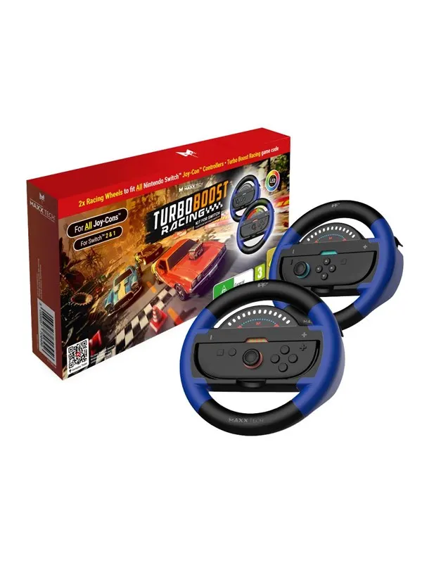 MAXX TECH Turbo Boost Racing Kit - Wireless Wheel - Nintendo Switch 2