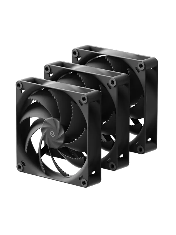 Havn H14 - Tripple pack - Chassi fläkt - 140mm - Svart - 31 dBA
