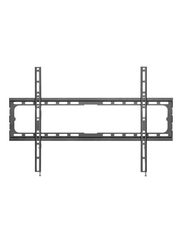 Deltaco mounting kit - fixed - for flat panel - up to 45 kg - black - Max 45 kg - recommended for 80"