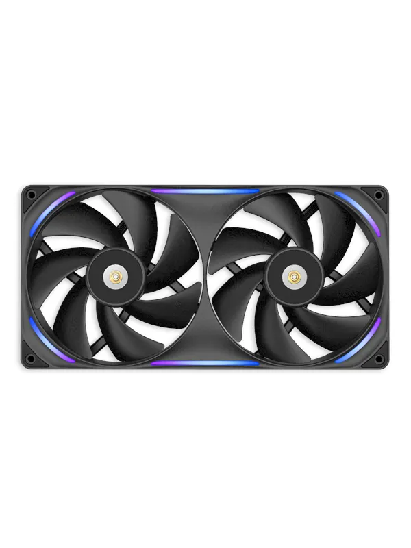 NZXT F280X - Chassi fläkt - 140mm - Svart med RGB LED - 41 dBA