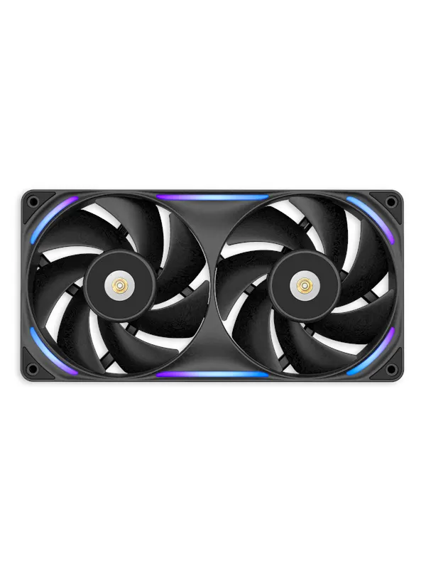 NZXT F240X - Chassi fläkt - 240mm - Svart med RGB LED - 41 dBA