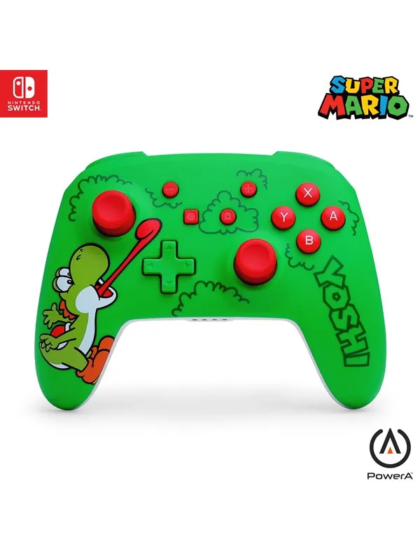 PowerA trådlös handkontroll för Nintendo Switch - Hungriga Yoshi